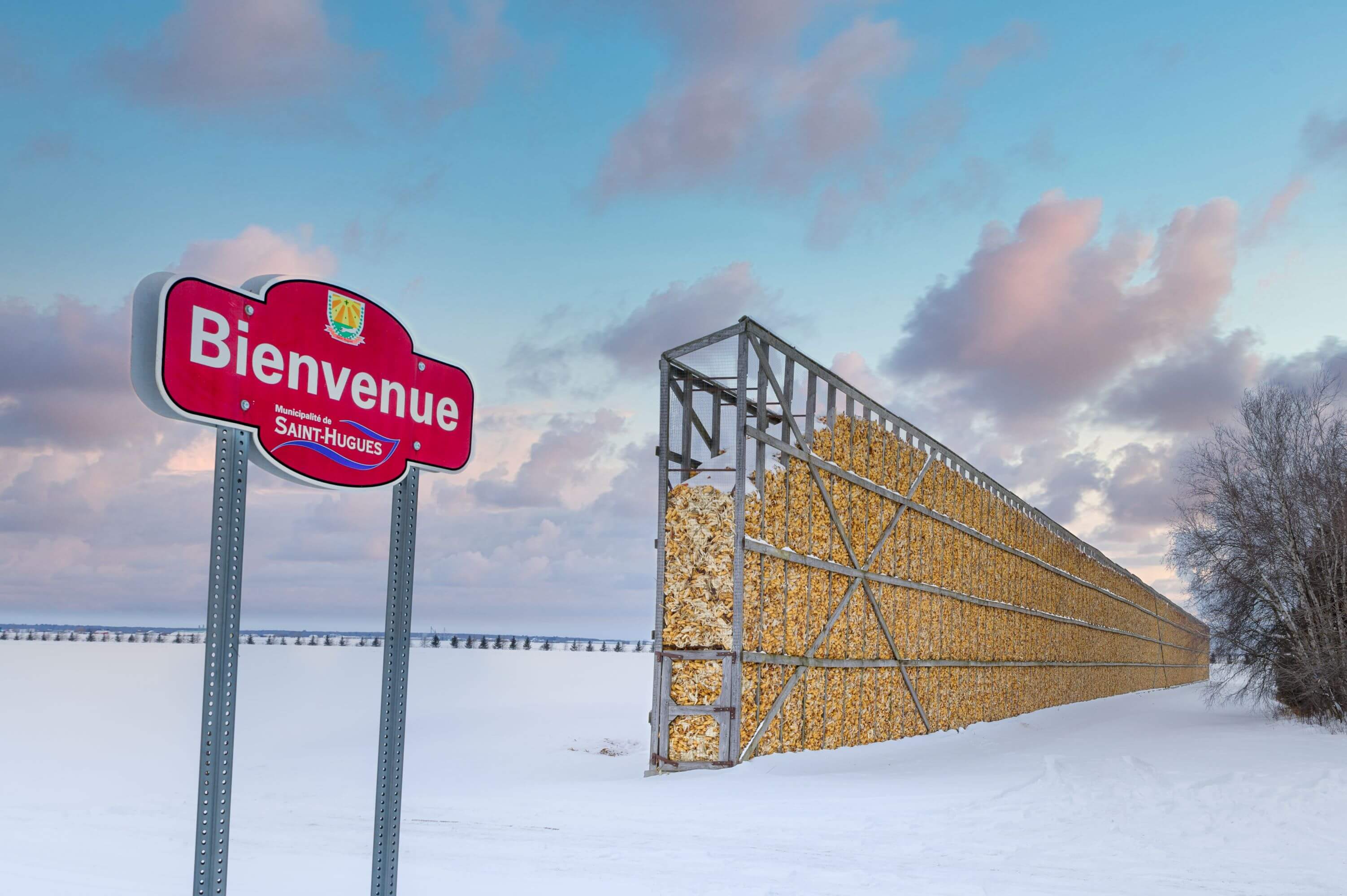 Entrée de la Ferme Maxiel située à Saint-Hugues