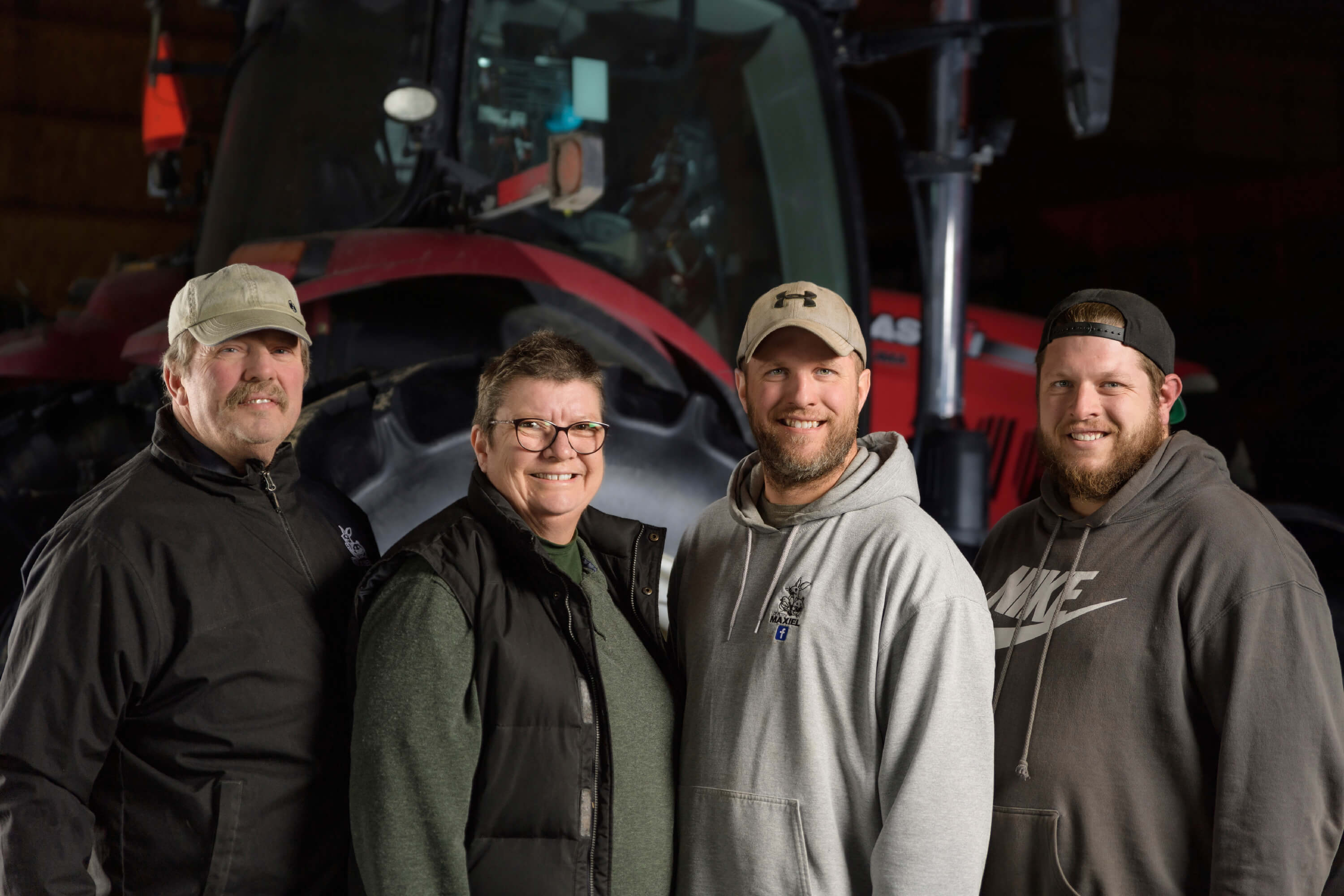 Portrait de famille des propriétaires de Ferme Maxiel